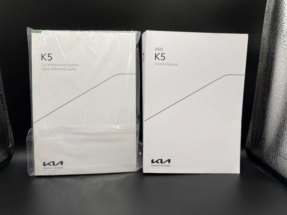 2022 Kia K5 Owner's Manual and Infotainment System Quick Reference Guide Set OEM